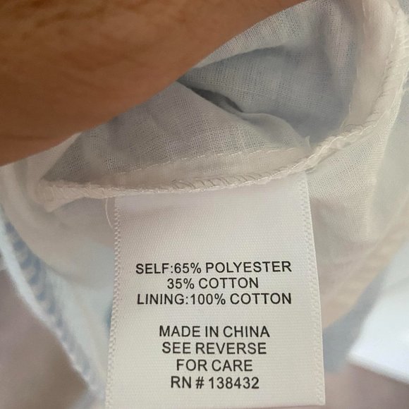 Modcloth Sleeveless Shirt Dress in Blue Stripe - Picture 6 of 6